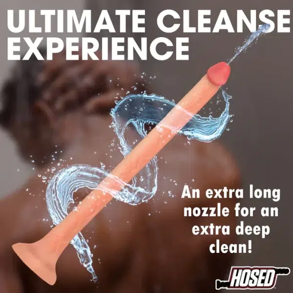 Embout de Lavement Mince en Silicone – Parfait pour l'hygiène et le plaisir.