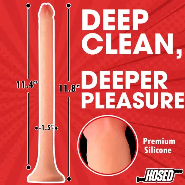 Base de l'Embout de Lavement – Adaptateur compatible avec les tuyaux de douche standard.
