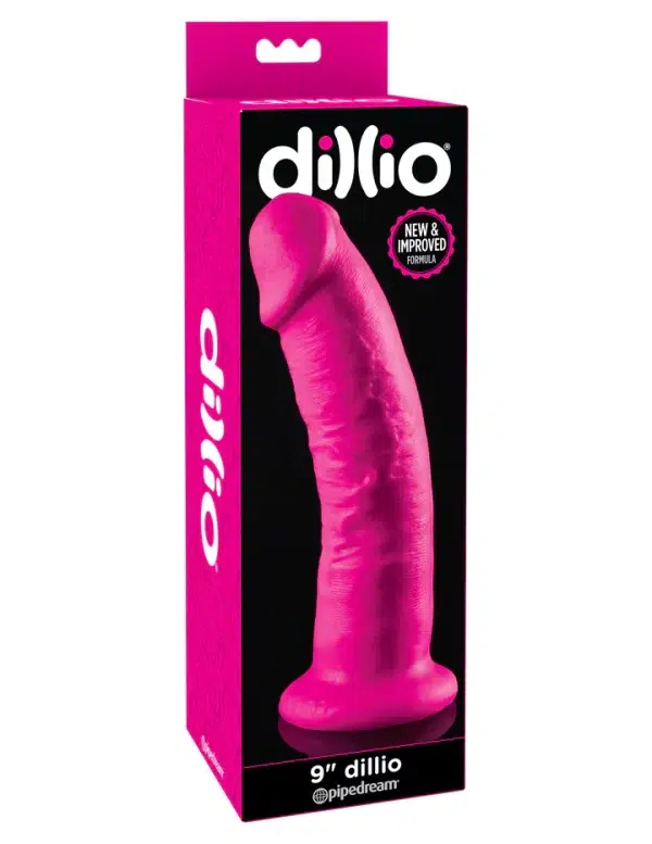 Vue latérale du dildo réaliste et flexible.