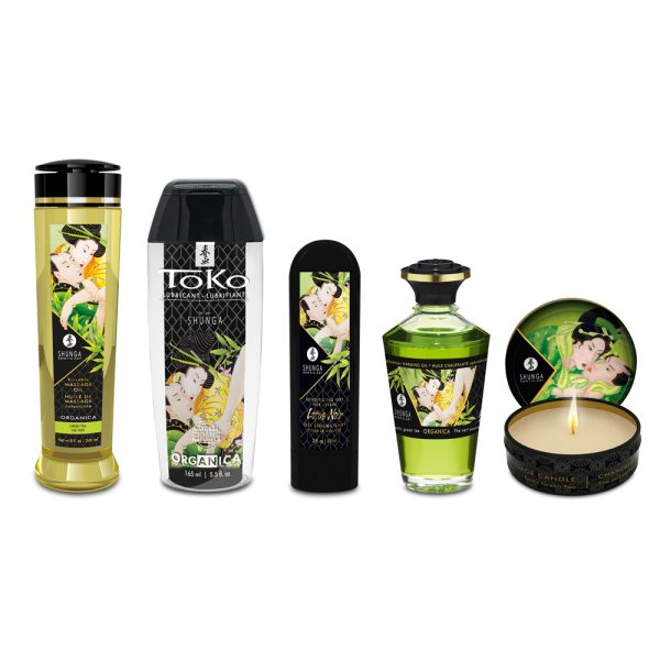 Produits biologiques de l'ensemble Jardin d’Edo de Shunga.