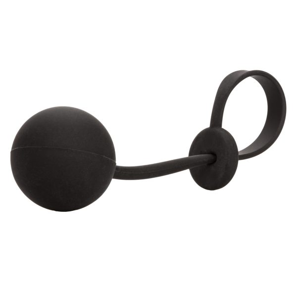 Lasso en silicone hypoallergénique avec balle stimulante.