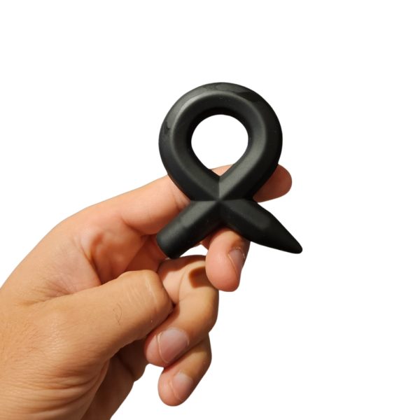 Anneau en silicone hypoallergénique pour un confort optimal.