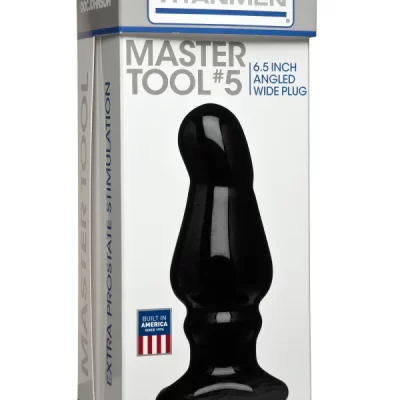 Jouet anal TitanMen Master Tool #5 avec courbure stimulante pour la prostate.