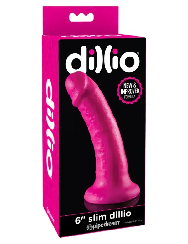 Vue latérale du dildo mince et flexible Slim Dillio®.