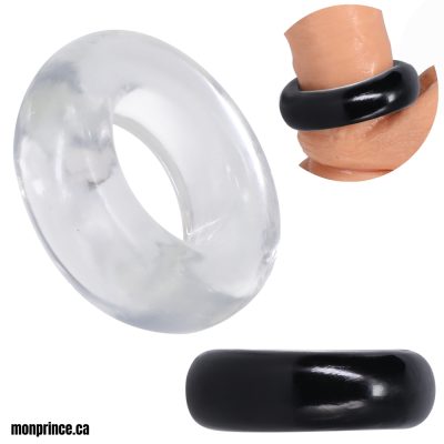 Vue latérale de l'Anneau Donut 4X, conçu pour des érections prolongées.