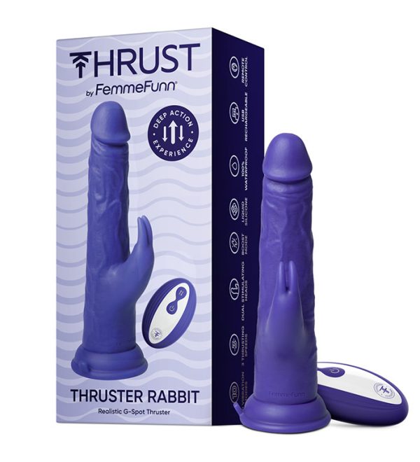 Thruster Rabbit étanche, parfait pour une utilisation sous la douche.