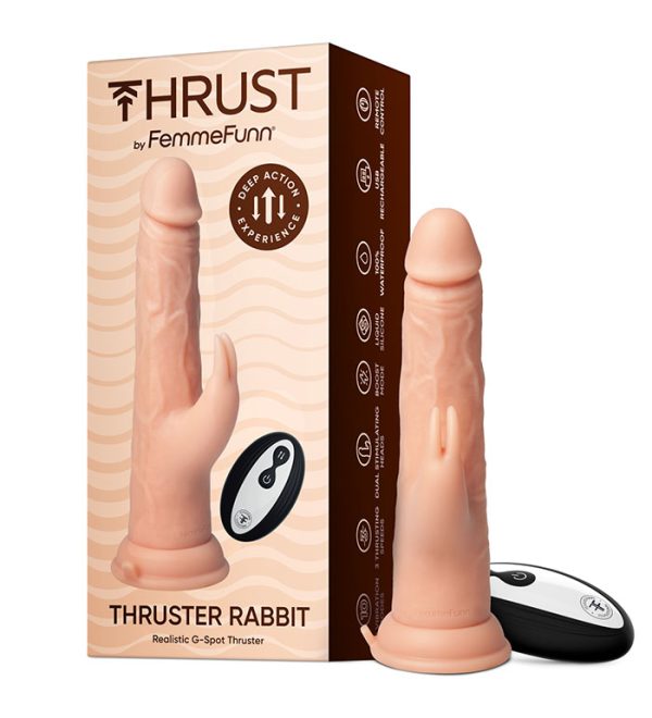 Télécommande sans fil du Thruster Rabbit, pour un contrôle facile.