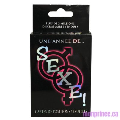 Jeu de cartes Une Année de... SEXE! – Boîte de jeu