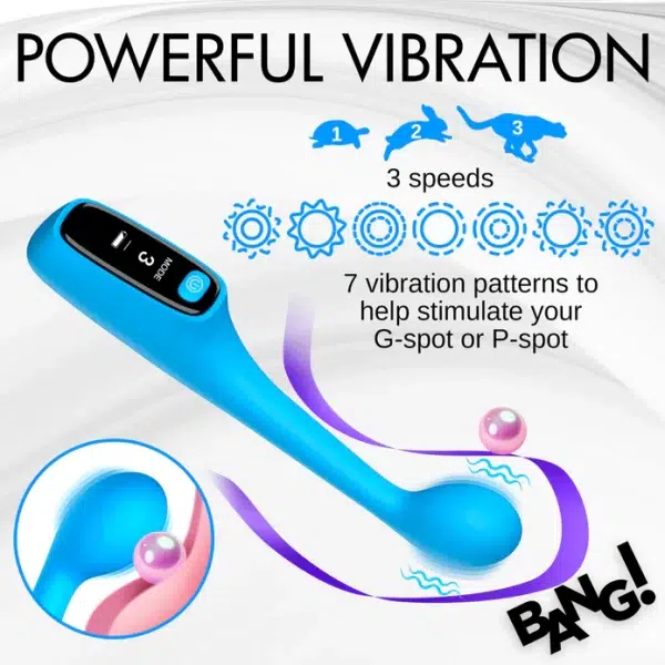 Vibromasseur Point G – 3 vitesses et 7 motifs de vibration