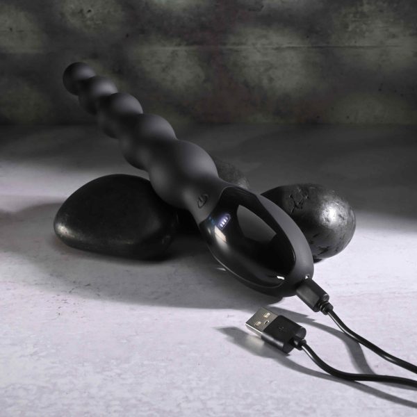 Vibromasseur Perlé Backdoor Baton avec 9 vitesses de vibration.