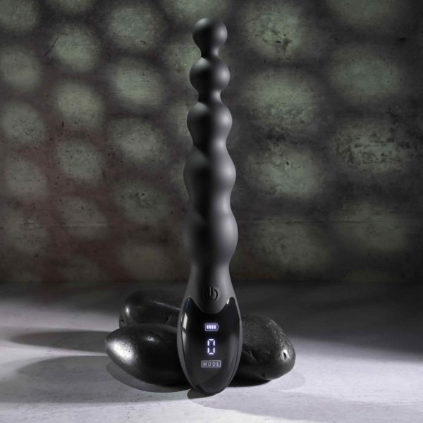 Vue de la conception flexible du Vibromasseur Perlé.