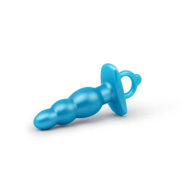 Vue latérale du plug en silicone doux et flexible.
