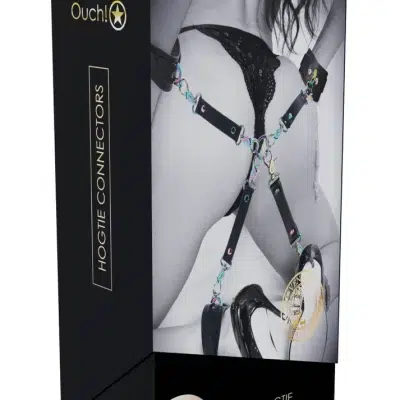 Vue détaillée du connecteur Hogtie Venice en cuir PU.