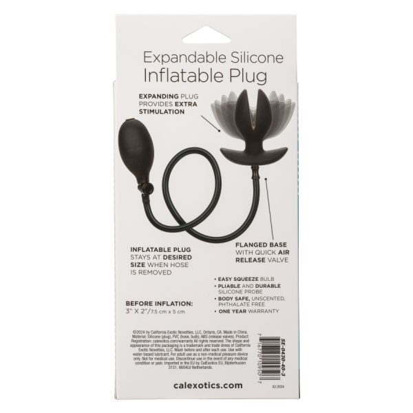 Plug Gonflable en Silicone pour une stimulation intense et personnalisée.