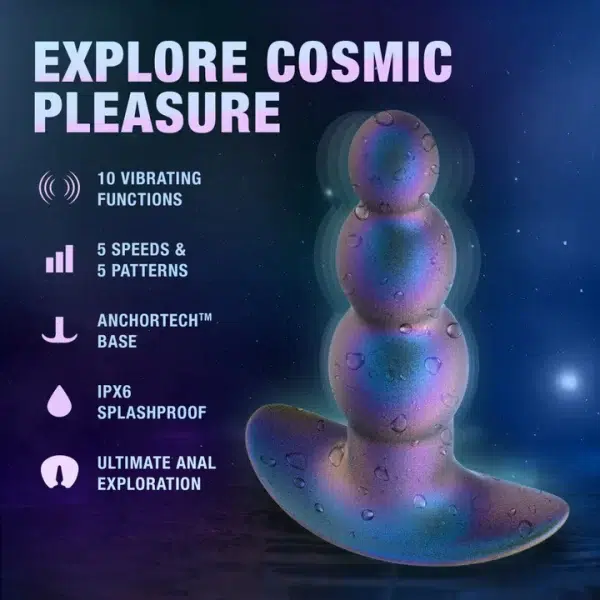 Fonctions vibrantes multiples pour une stimulation variée.