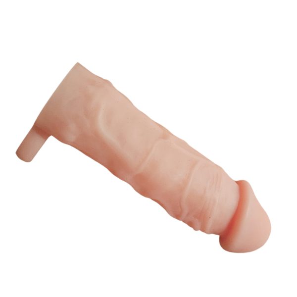 Manchon en silicone réaliste, conçu pour prolonger l'érection.