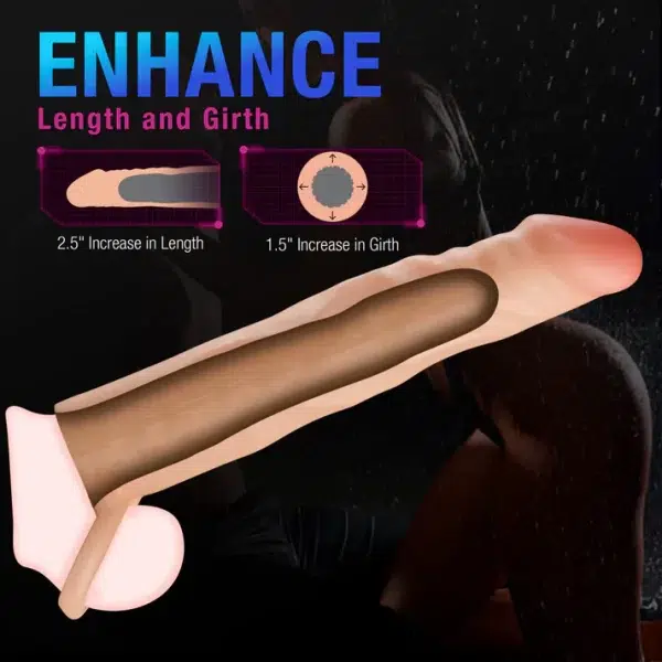 Silicone bi-densité Sensa Feel pour une sensation réaliste.