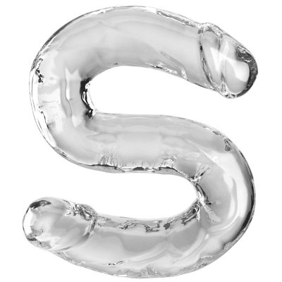 Gode flexible et translucide de la collection King Cock Clear