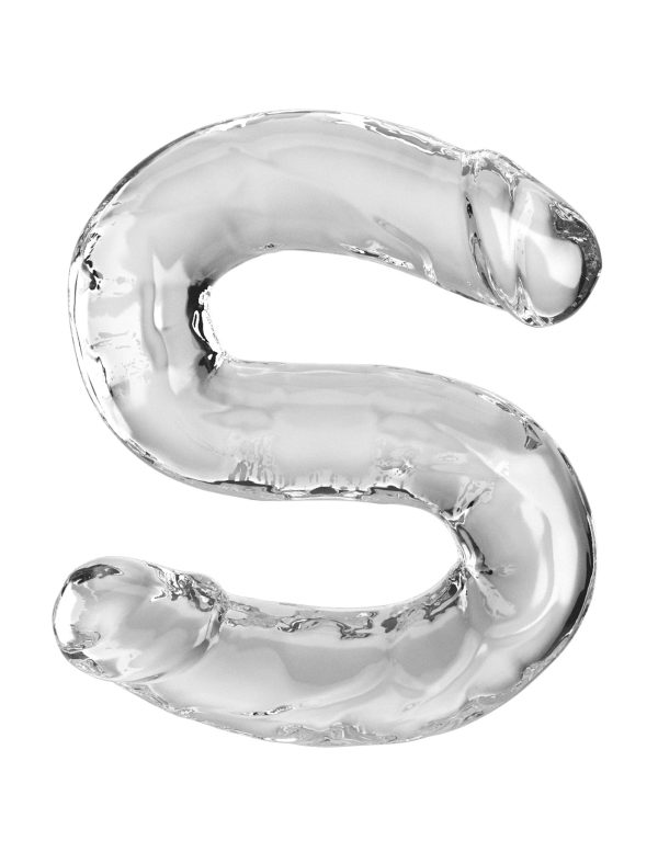 Gode flexible et translucide de la collection King Cock Clear
