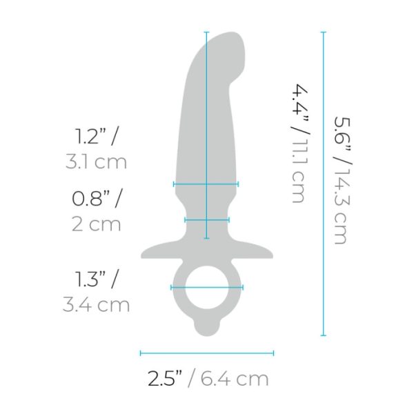 Dimensions du plug Hither pour une insertion optimale.