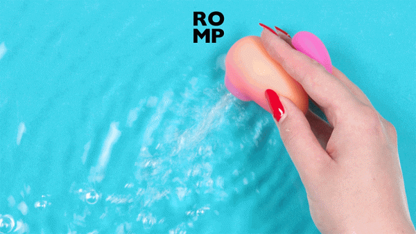 Technologie Pleasure Air® du Masseur Clitoridien Kiss de Romp pour une stimulation sans contact.