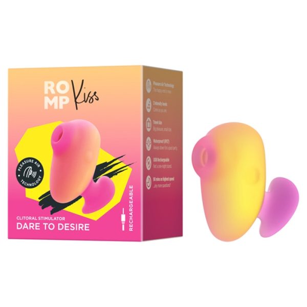 Masseur Clitoridien Kiss de Romp avec son design compact et ergonomique.