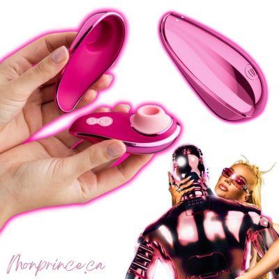 Womanizer Liberty 2 Iggy Azalea avec son design compact et coloris vibrant.