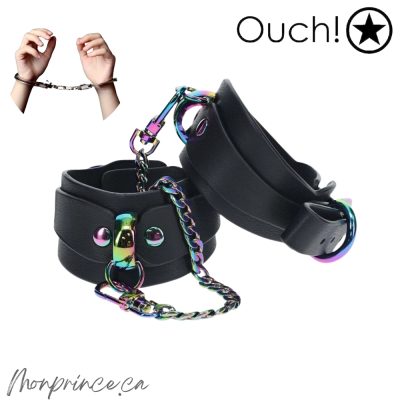 Menottes Venice de Ouch! avec finition iridescente élégante.
