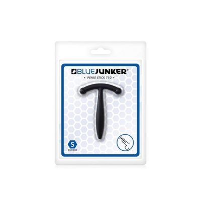 Vue rapprochée de la tige à urètre flexible en silicone Blue Junker.