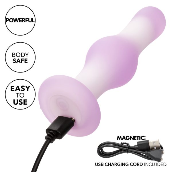 Plug anale vibrante avec recharge USB et 90 minutes d'autonomie.