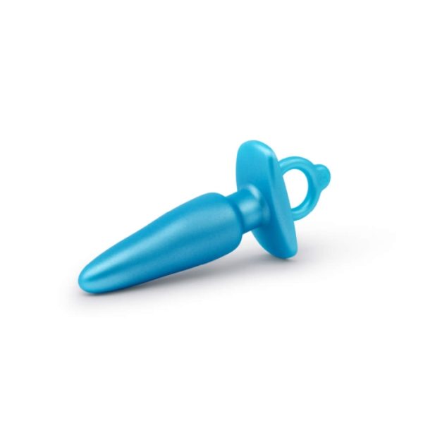 Vue latérale du plug en silicone doux et flexible.