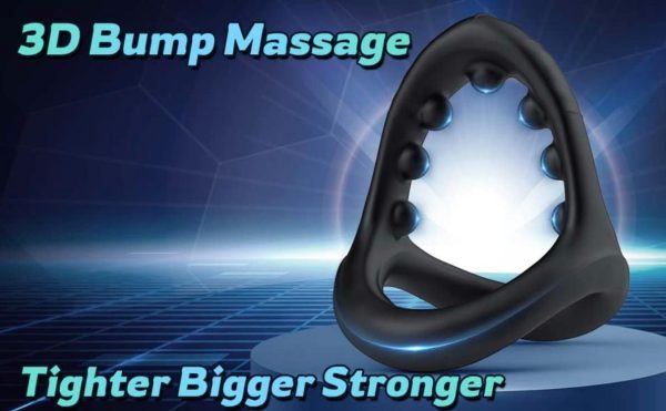 Anneau triple avec picots internes pour un engorgement plus intense