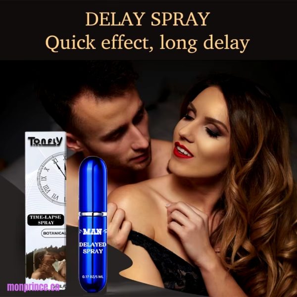 Application du spray retardant Tonfly, pour prolonger les rapports.