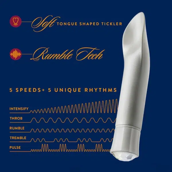 10 modes de vibrations intenses grâce à la technologie RumbleTech.