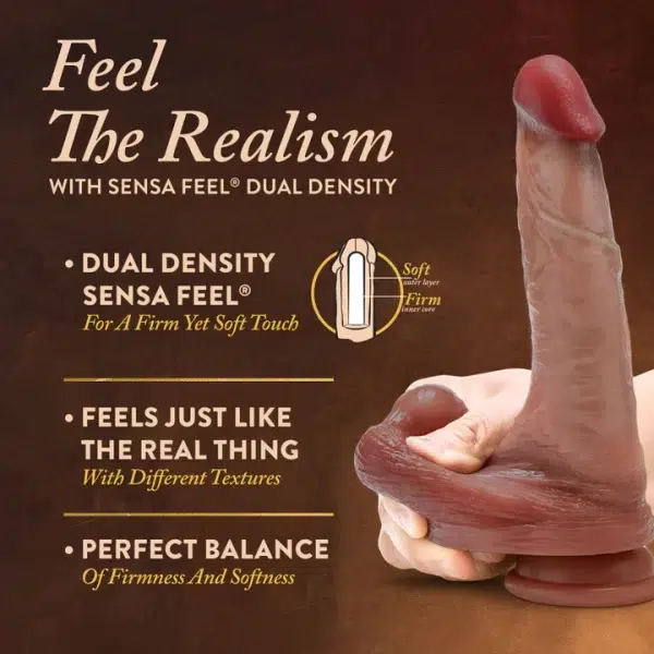 Dimensions de 8 pouces, idéal pour des sensations intenses