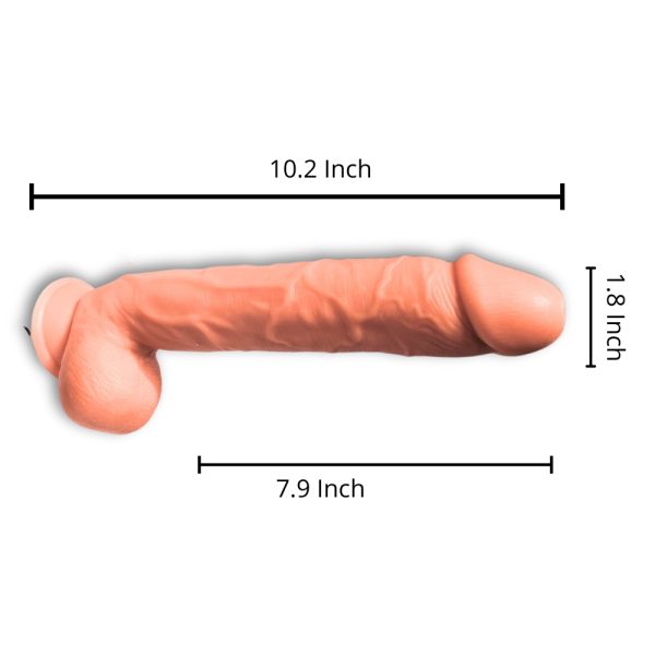 Texture ultra-réaliste et matériau hypoallergénique de Ejaculator Vibe 10.