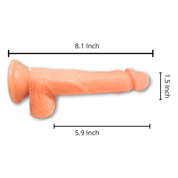 Testicules réalistes ajoutant une dimension authentique à Ejaculator Vibe 8.