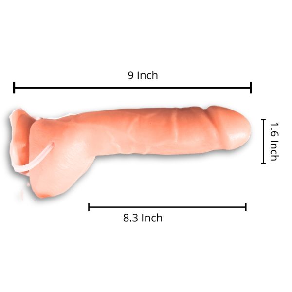 Texture réaliste et matériau hypoallergénique de Ejaculator Vibe 9.