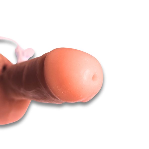 Utilisation de la fonction éjaculation avec Ejaculator Vibe 9 en action.