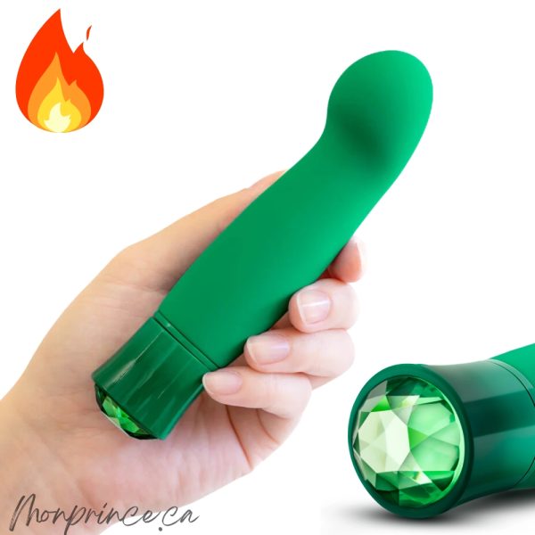 Vue rapprochée du Masseur Chauffant Enchanting en silicone doux UltraSilk®.