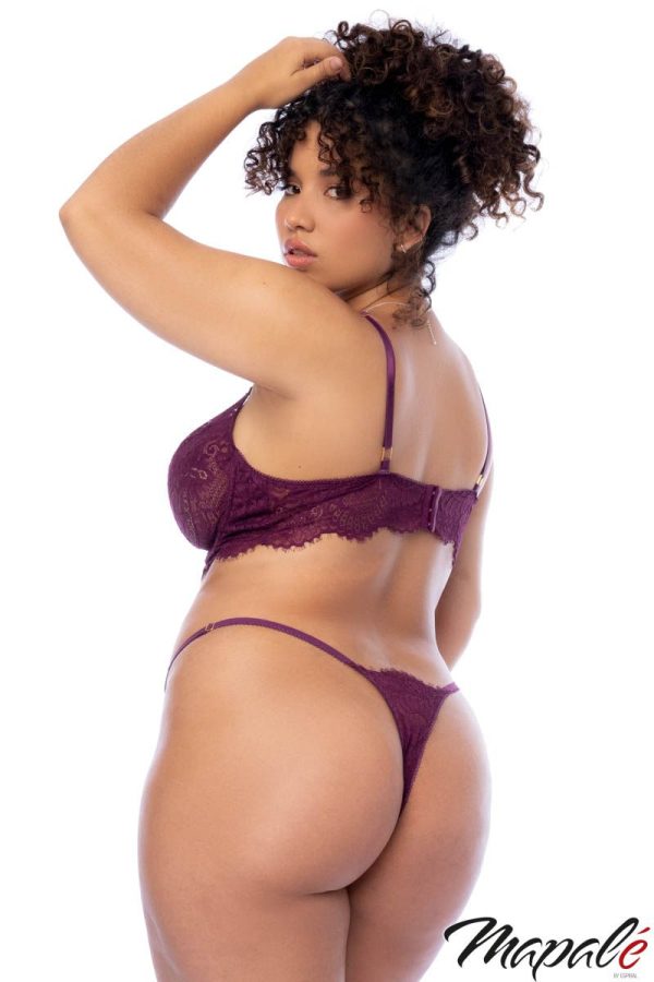 Ensemble 3 Pièces en Dentelle - 8866X - Grande Taille - Mapalé – Image 7