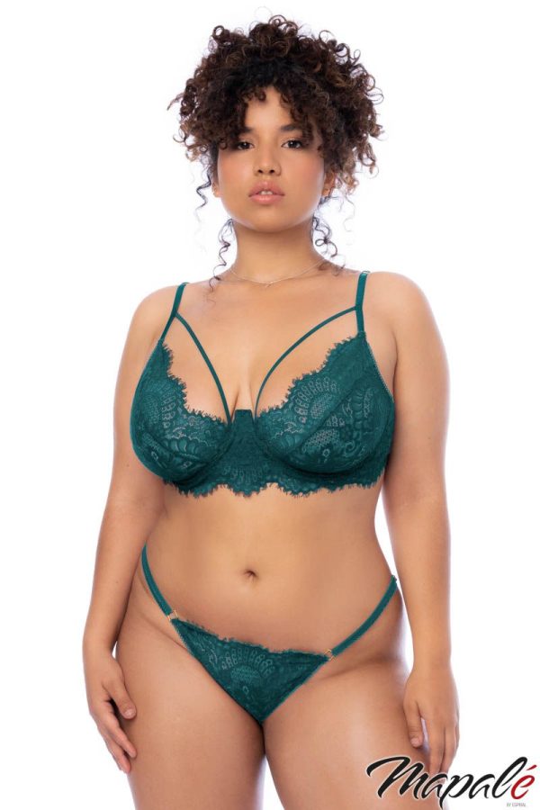 Ensemble 3 Pièces en Dentelle - 8866X - Grande Taille - Mapalé – Image 2