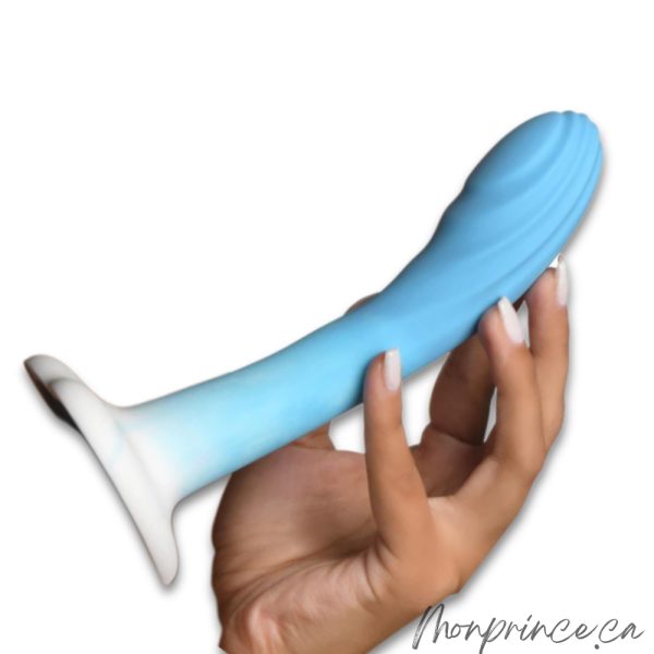 Vue complète du Gode en Silicone Ondulé, Collection Simply Sweet