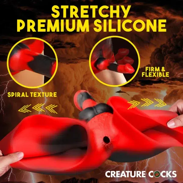 Shorts strapless en silicone premium pour double stimulation.