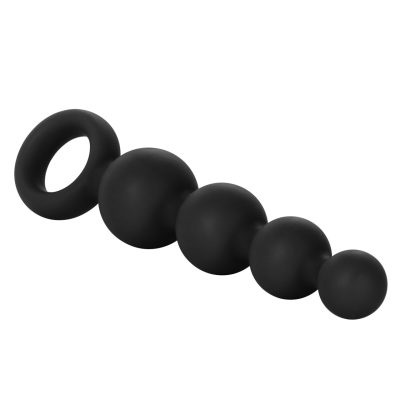 Vue rapprochée des Perles Anales en Silicone de CalExotics avec leur design gradué.