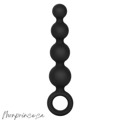 Perles en silicone flexible et doux pour une stimulation confortable.