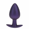 Présentation de la Plug Anale Large en silicone hypoallergénique et doux.