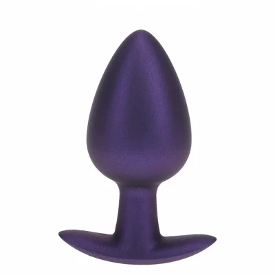 Présentation de la Plug Anale Large en silicone hypoallergénique et doux.