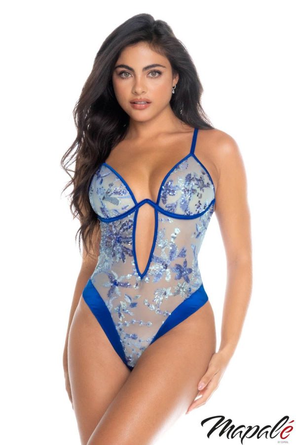 Teddy en Dentelle à Sequins - 8909 - Mapalé – Image 2