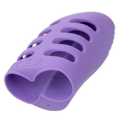 Vue compacte et ergonomique du Vibromasseur Rechargeable pour les Doigts.